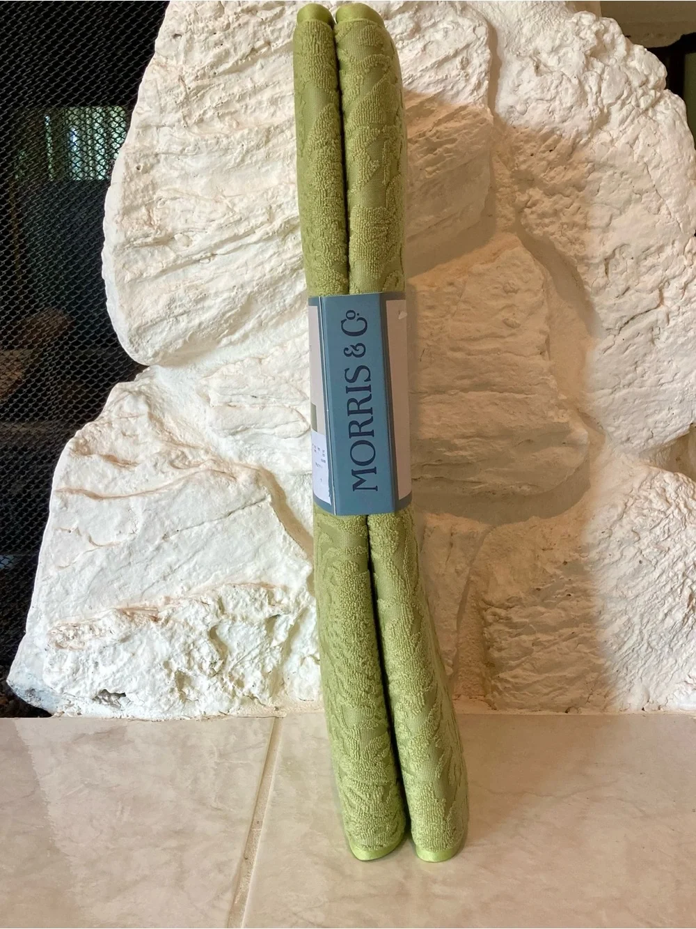 NWT Morris & Co Green Dish Drying Mats - Set of 2